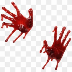Blood Hand Png, Transparent Png - blood hand png