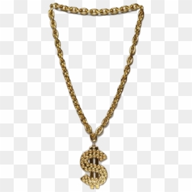 Chain Necklace Bling-bling Jewellery Amazon - Gangster Golden Chain Png, Transparent Png - bling png