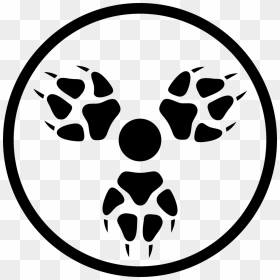 Pawprints - Coyote Symbol, HD Png Download - paw prints png