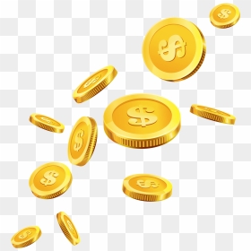 Coins Gold Png Clip Art - Gold Coins Clipart Png, Transparent Png - coins png