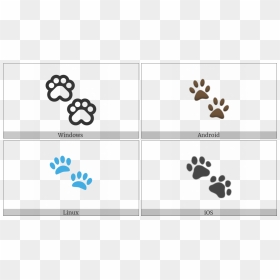 Paw Prints On Various Operating Systems - Paw Patrol Banderin Skye, HD Png Download - paw prints png
