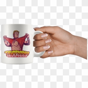 Trumpmania Funny Trump Hulk Hogan Wrestler Parody Mug - Portable Network Graphics, HD Png Download - hulk hogan png