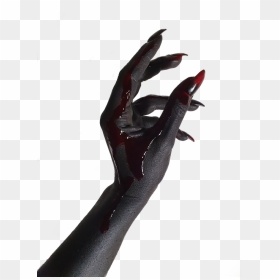 Demon Hand Png, Transparent Png - blood hand png