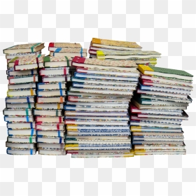 Stack Of School Books Png - Stack, Transparent Png - stack of books png