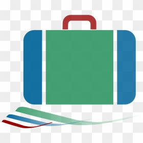Luggage Clipart Blue Suitcase - Scalable Vector Graphics, HD Png Download - briefcase png