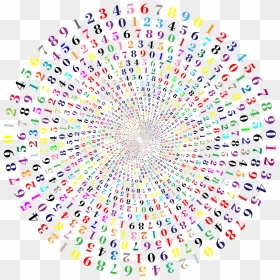Transparent Prime Numbers Clipart - Colorful Numbers Png, Png Download - vortex png