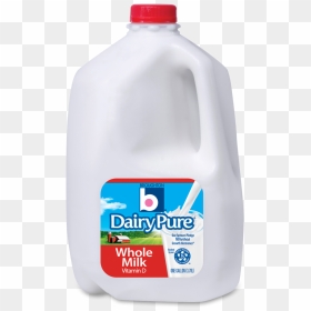 Broughton Dairypure Whole Milk - Gallon Carton Of Milk, HD Png Download - milk carton png