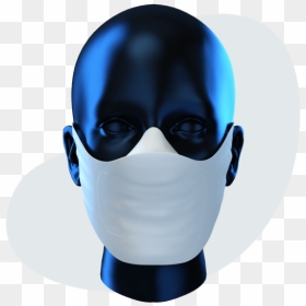 Mask Bianco - Face Mask, HD Png Download - batman mask png