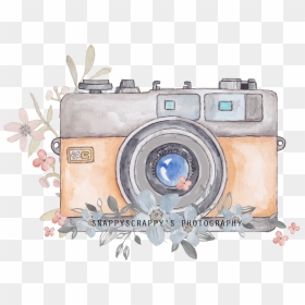 Watercolor Camera Png - Camera Painting, Transparent Png - camera clipart png