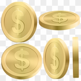 Gold Coins Png Image - Clip Art, Transparent Png - coins png