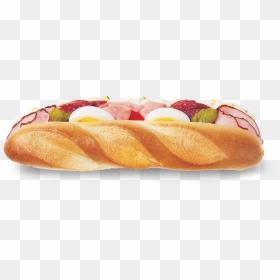 Crocodille Open-faced Gourmet - Chili Dog, HD Png Download - baguette png