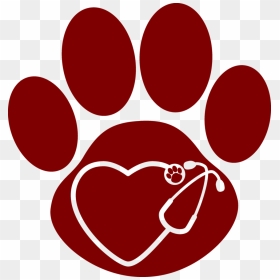 Paw With Stethoscope Decal - Bond Street Station, HD Png Download - paw prints png