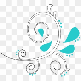 Paisley Swirl Png - Green Swirls, Transparent Png - white swirl png