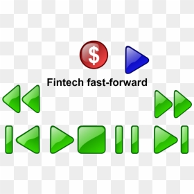 Fintech"s Fast Forward Impact On Payments And E-commerce - Media Player Buttons, HD Png Download - fast forward png