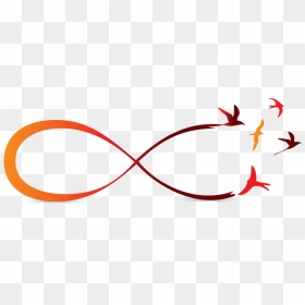 Infinity Symbol Birds Png Clipart , Png Download - Infinity Clipart Png, Transparent Png - infinity sign png