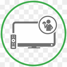 Icon Image - Circle, HD Png Download - tv icon png
