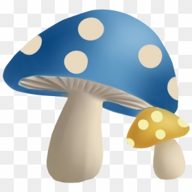 Beautiful Cute Mushrooms Cartoon Mushroom Free Clipart - Shiitake, HD Png Download - mushrooms png