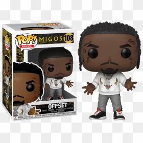 Offset Pop Vinyl Figure - Funko Pop Migos, HD Png Download - migos png