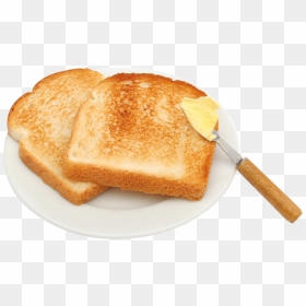 Bread And Butter Png Image Royalty Free - Toast With Butter Png, Transparent Png - butter png