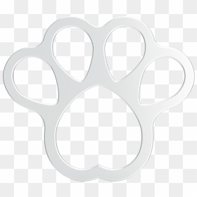 Paw Print 3d Chrome Plated Sticker - Paw, HD Png Download - paw prints png