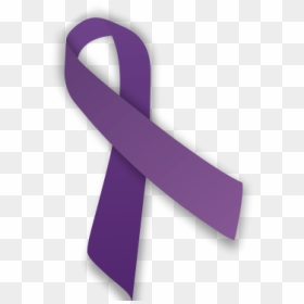 Relay For Life Purple Ribbon, HD Png Download - purple ribbon png