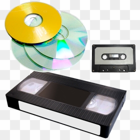 Assortment Of Cd’s, Dvd’s Vhs Tapes And Cassette Tapes, HD Png Download - dvd png