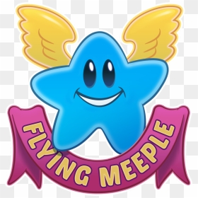 Flyingmeeple Logo-clip - Flying Meeple Logo, HD Png Download - games png