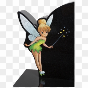 Fairy Headstone , Png Download - Tinkerbell Headstone, Transparent Png - tinkerbell silhouette png