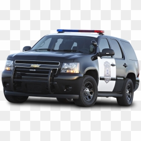 Police Cars Png - Chevrolet Tahoe Police Suv, Transparent Png - police lights png