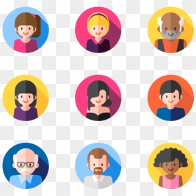 Woman Icons Free Vector - Icons Team Work, HD Png Download - avatar png