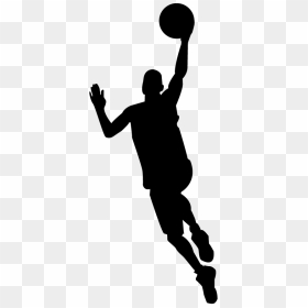 Basketball Player Silhouette Png - Basketball Player Silhouette Transparent, Png Download - basketball player silhouette png