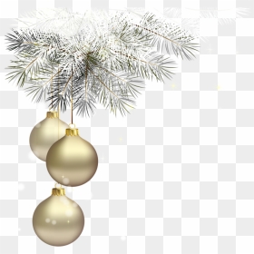 Transparent Adornos Png - Christmas Balls Silver Png, Png Download - christmas garland png