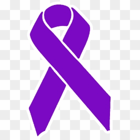 Purple Awareness Ribbon Png Photo - Purple Awareness Ribbon, Transparent Png - purple ribbon png