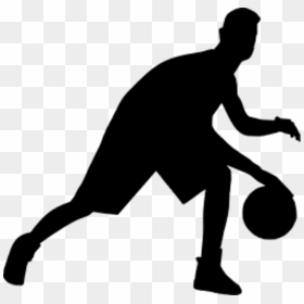Basketball Player Sports Women Basketball - Playing Basketball And Football Clipart, HD Png Download - basketball player silhouette png