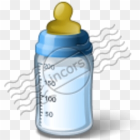 Baby Milk Bottle Icon, HD Png Download - baby bottle png