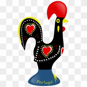 Rooster Of Barcelos - Galo De Barcelos Vector, HD Png Download - rooster png