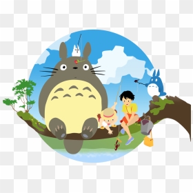 Totoro Png Hd - My Neighbor Totoro Png, Transparent Png - totoro png