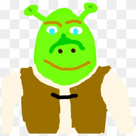 Cartoon, HD Png Download - shrek face png