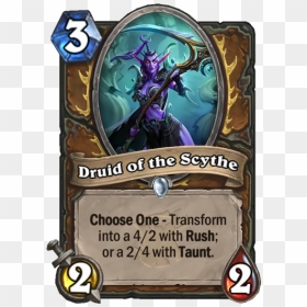 D C 3 Druid Of The Scythe - Hearthstone Rat Pack, HD Png Download - scythe png