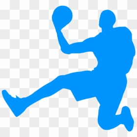 Basketball Player Scoring - Topo De Bolo Basquete, HD Png Download - basketball player silhouette png