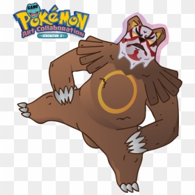 Ursaring Used Scary Face By Pluivantlachance - Pokemon Snap, HD Png Download - scary face png