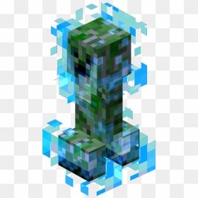 Minecraft Creeper , Png Download - Minecraft Charged Creeper, Transparent Png - creeper png