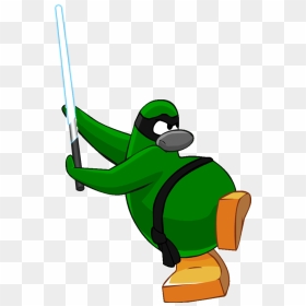 Lightsaber Clip Art - Green Ninja Transparent, HD Png Download - green lightsaber png