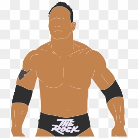 Dwayne The Rock Johnson Wrestling Superstar - Barechested, HD Png Download - dwayne johnson png