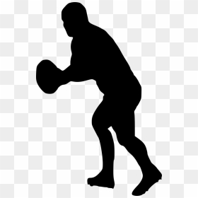 Girl Clipart Rugby - Female Basketball Player Clipart, HD Png Download - basketball player silhouette png