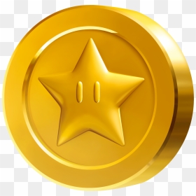 Gold Coins Png Image - Super Mario Star Coin Png, Transparent Png - gold coins png