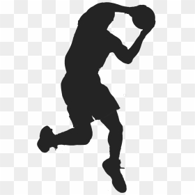 Basketball Player Silhouette Clipart Your Looking For - Basketball Jump Shot Silhouette, HD Png Download - basketball player silhouette png
