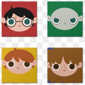 Harry Potter Desenho Clipart , Png Download - Quadro Harry Potter Png, Transparent Png - harry potter glasses png
