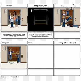 Touching Spirit Bear Chapter 12 Storyboard, HD Png Download - action lines png