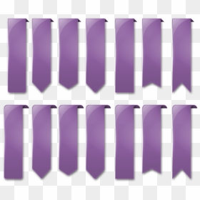 Graphic, Design, Ribbon, Banner, Transparent, Purple - Grey Banner Ribbon, HD Png Download - purple ribbon png